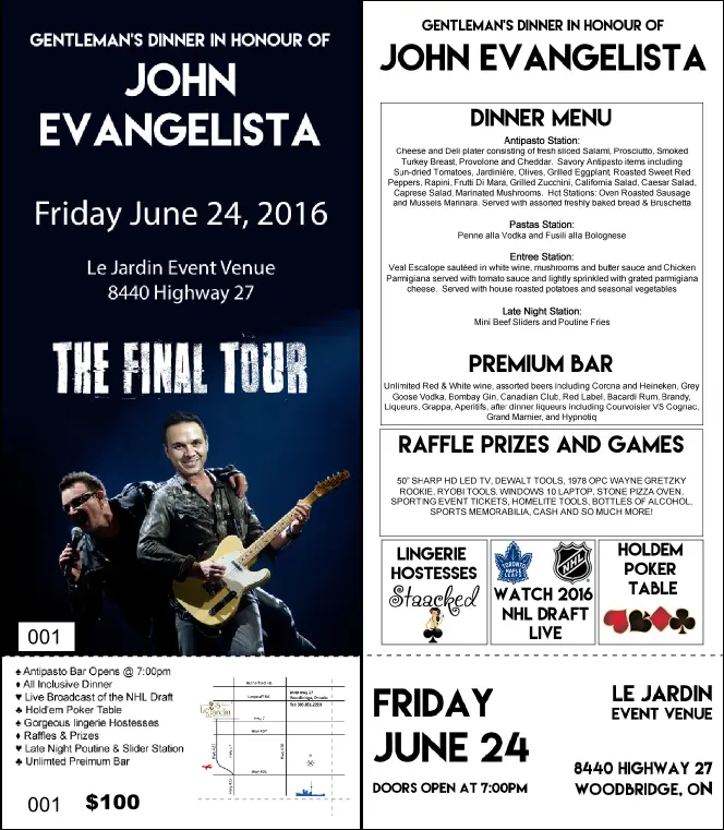 John Evangelista Stag Fri June 24